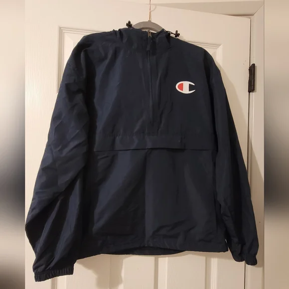 Champion Dark Blue Pullover Jacket - Picture 3 of 6